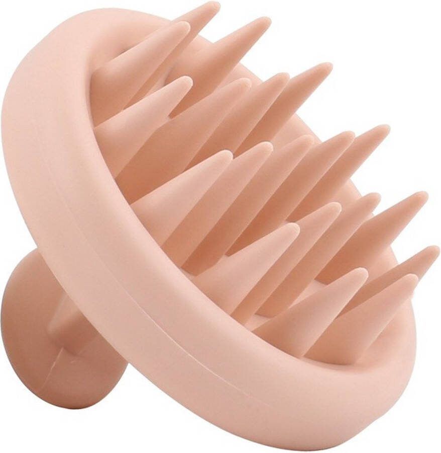 Siliconen Haarborstel Scalp Massager Scalp Brush Hoofdmassage Massage Shampoo Brush Hair Brush Hairbrush Hoofdhuid borstel Geschikt voor alle haarkwaliteit Gebruikt voor haargroei en roosbehandeling Roze
