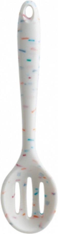 Siliconen schuimspaan lepel confetti 26cm