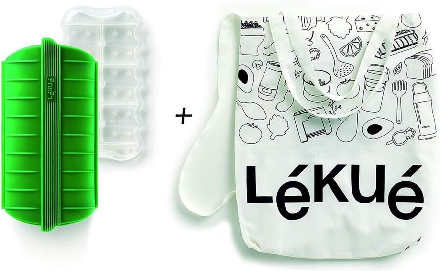Siliconen Stomer Kit met Stoomkoffer en Recept Groen