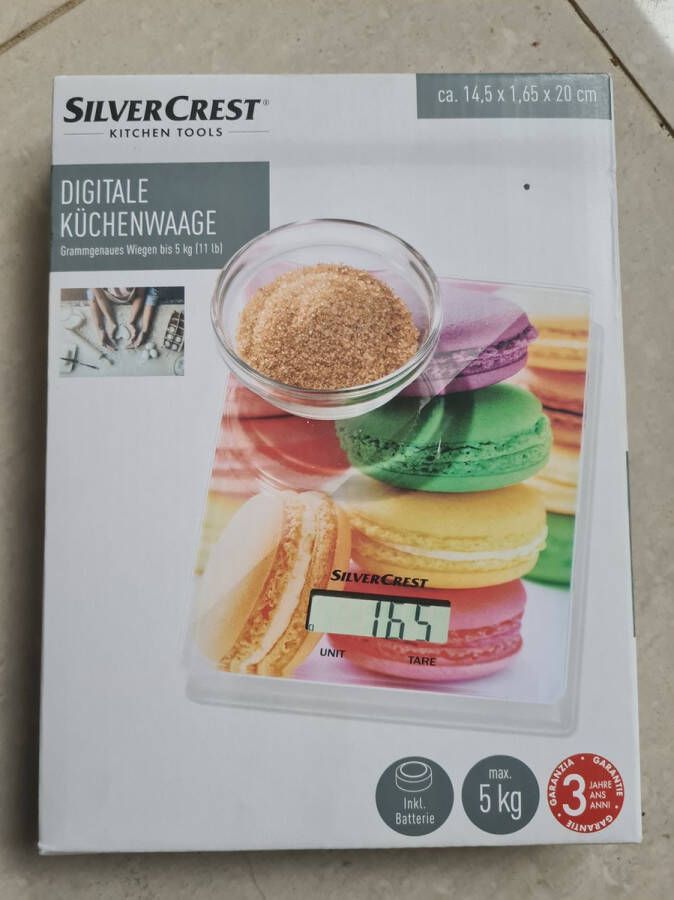 SILVERCREST Digitale Keukenweegschaal Macarons