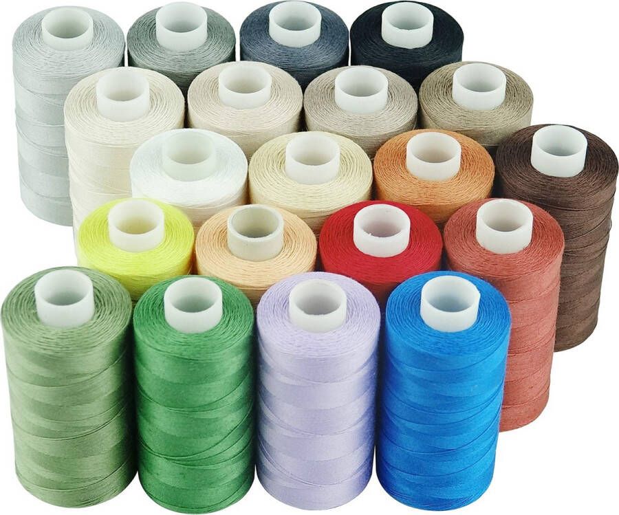 Simthread Katoenen naaigaren quiltgaren voor naaien en quilten machines 20 kleuren