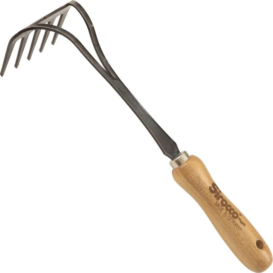 Sirocco Handgesmede Handhark 14cm Beukenhouten Handvat Duitse Kwaliteit