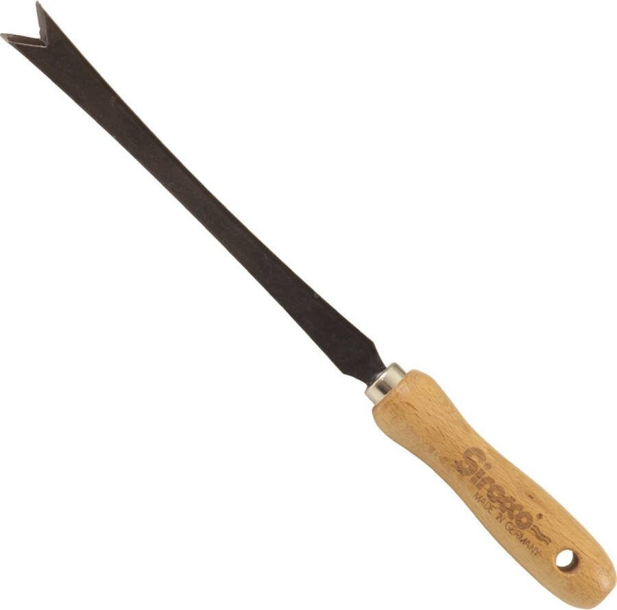 Sirocco Handgesmede onkruidsteker met beukenhouten handvat (14 cm)