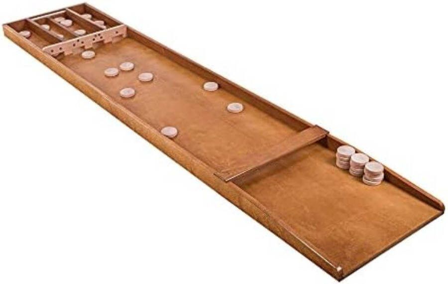 Sjoelbak kinderen Sjoelbak klein Sjoelbak 200 x 12 x 42 cm Bruin 10kg