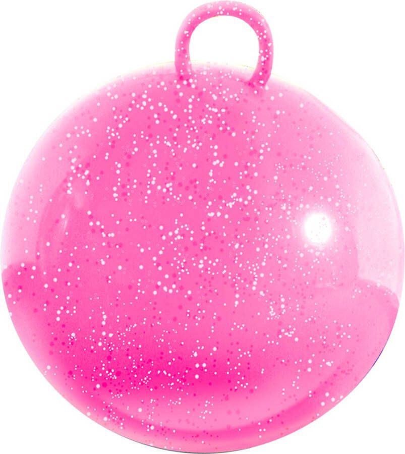 Summer Play Skippybal glitter roze 50 cm buitenspeelgoed voor kinderen