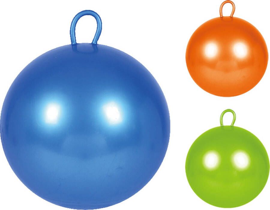 Gebro Skippybal roze 60 cm voor kinderen Skippyballen buitenspeelgoed voor jongens meisjes Sport en spel