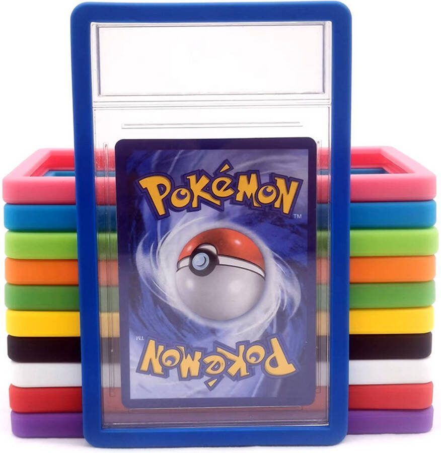 Slab beschermhoes Donker Blauw Slab Cover Slab Beschermhoes Slab Protector PSA Case PSA TCG Pokémon Yu-Gi-Oh! Cardgame Trading Card Game Lorcana Magic the Gathering One Piece