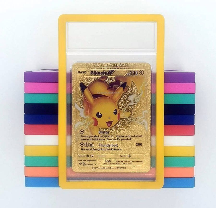 Slab beschermhoes Geel Slab Cover Slab Beschermhoes Slab Protector PSA Case PSA TCG Pokémon Yu-Gi-Oh! Cardgame Trading Card Game Lorcana Magic the Gathering One Piece