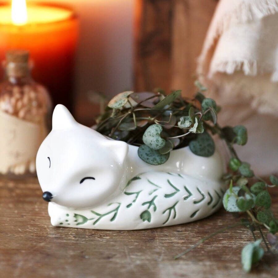 Sleeping Fox Plantenbak Bloempotten Plantenstandaard Plantenpot