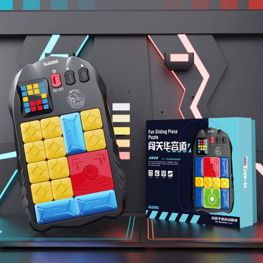 Sliider Super Slide Denkspel Schuif puzzle Brein puzzle Hersenkraker puzzle Spel Elektronische puzzel Denkspel Magnetische Puzzel