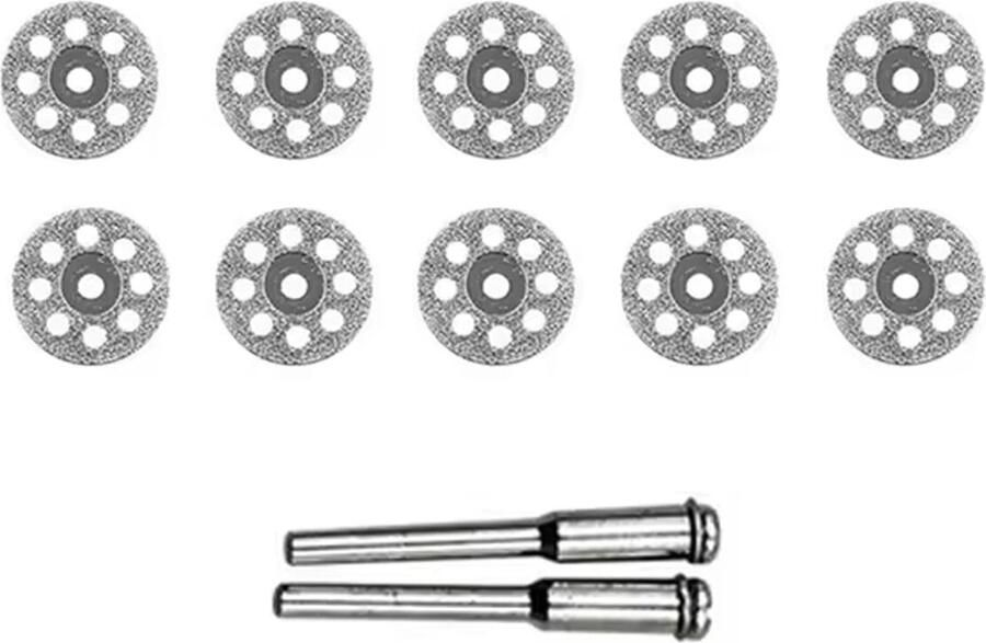 Slijpschijf voor Multitool Diamant 20mm Mini Slijpschijvenset 5 stuks