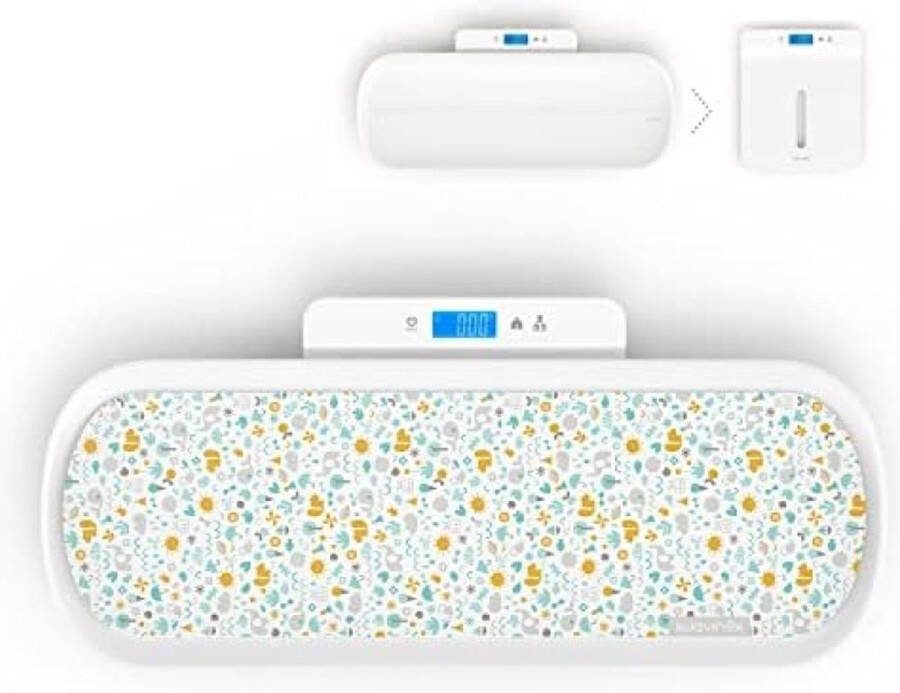 Slimme Evolutionaire Weegschaal voor Baby's en Volwassenen Hoge Precisie Digitaal met Bluetooth Wit