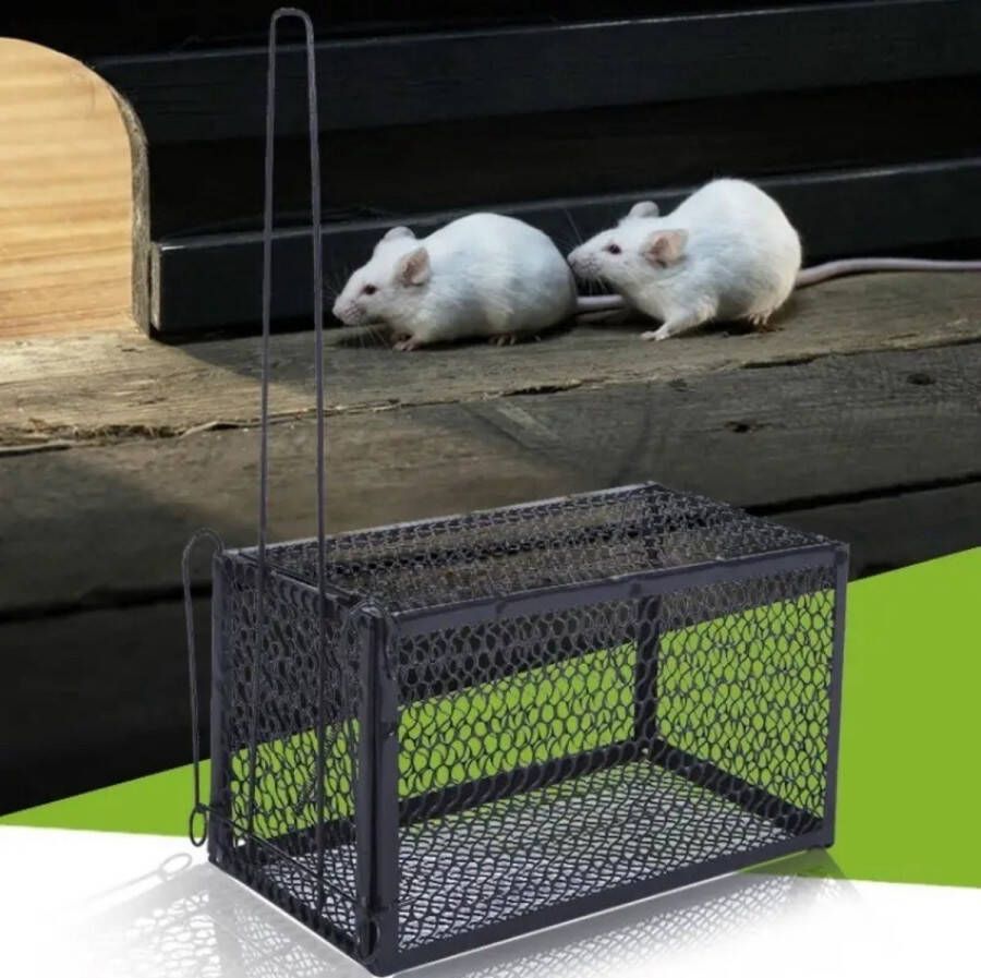 Slimme Zelfsluitende Muizenval Veilige Stevige Ijzeren Net Huishoudelijke Muisvanger Metalen Herbruikbare Humane Indoor Rat Trap Rattenkooi