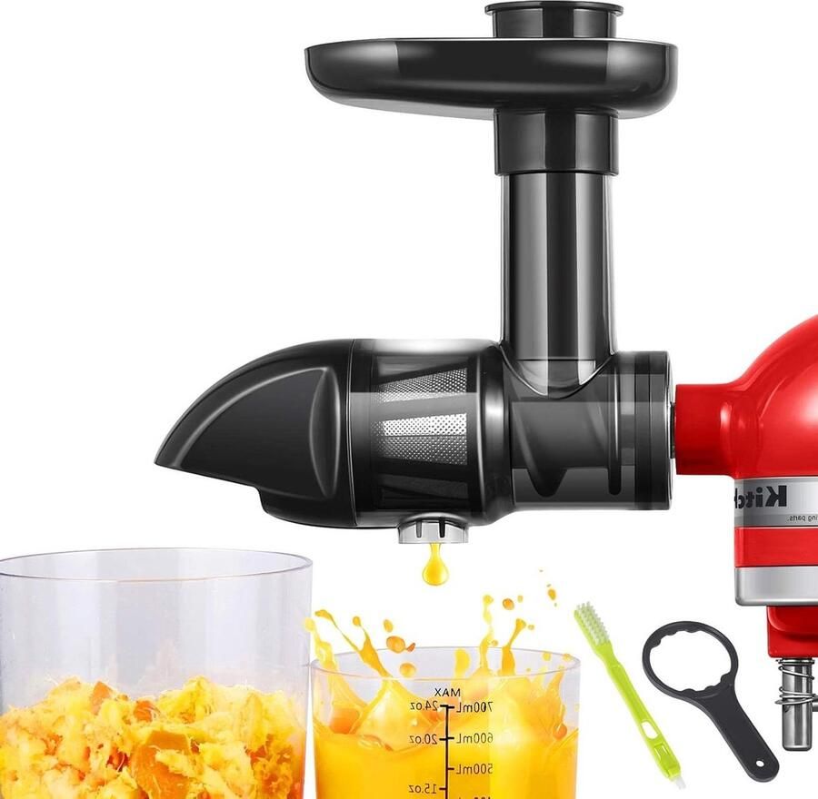 Slow Juicer Attachment for Stand Mixer Citrus Juicer Accessories Chew Juicer Attachment Vegetable and Fruit