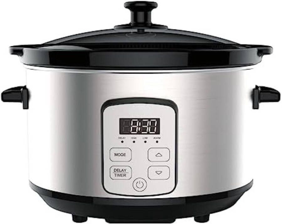 Slowcooker met Timer Slowcooker Elektrisch Slowcooker met Timer 4 Personen