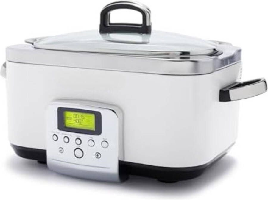 Slowcooker met Timer Slowcooker Elektrisch Slowcooker met Timer 4 Personen Cloud Cream