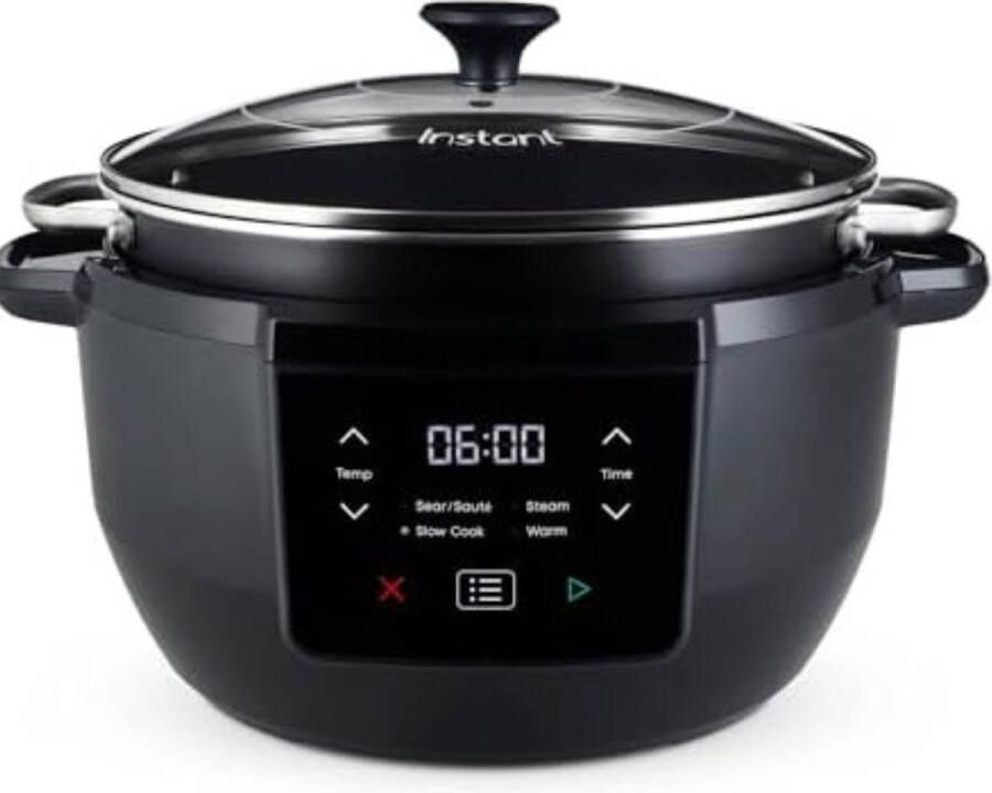Slowcooker met Timer Slowcooker Elektrisch Slowcooker met Timer 4 Personen Zwart