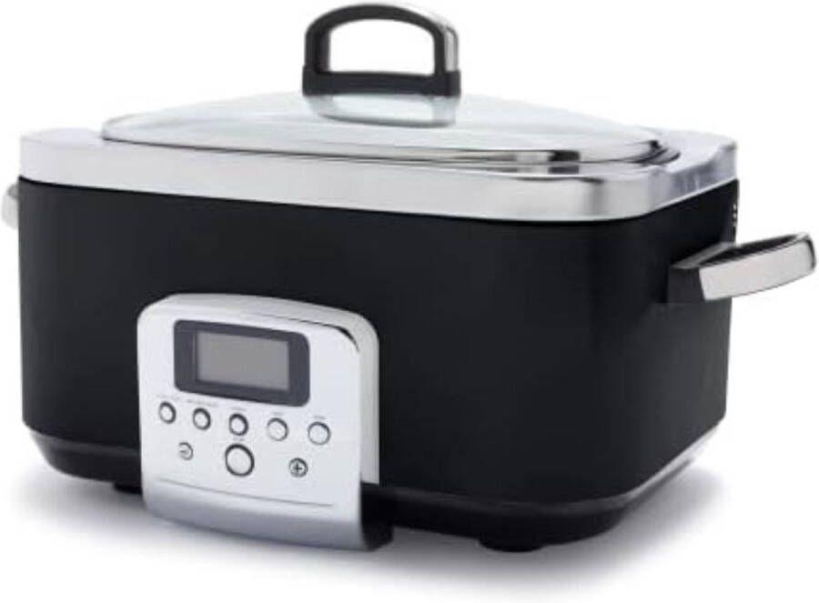 Slowcooker met Timer Slowcooker Elektrisch Slowcooker met Timer 4 Personen Zwart