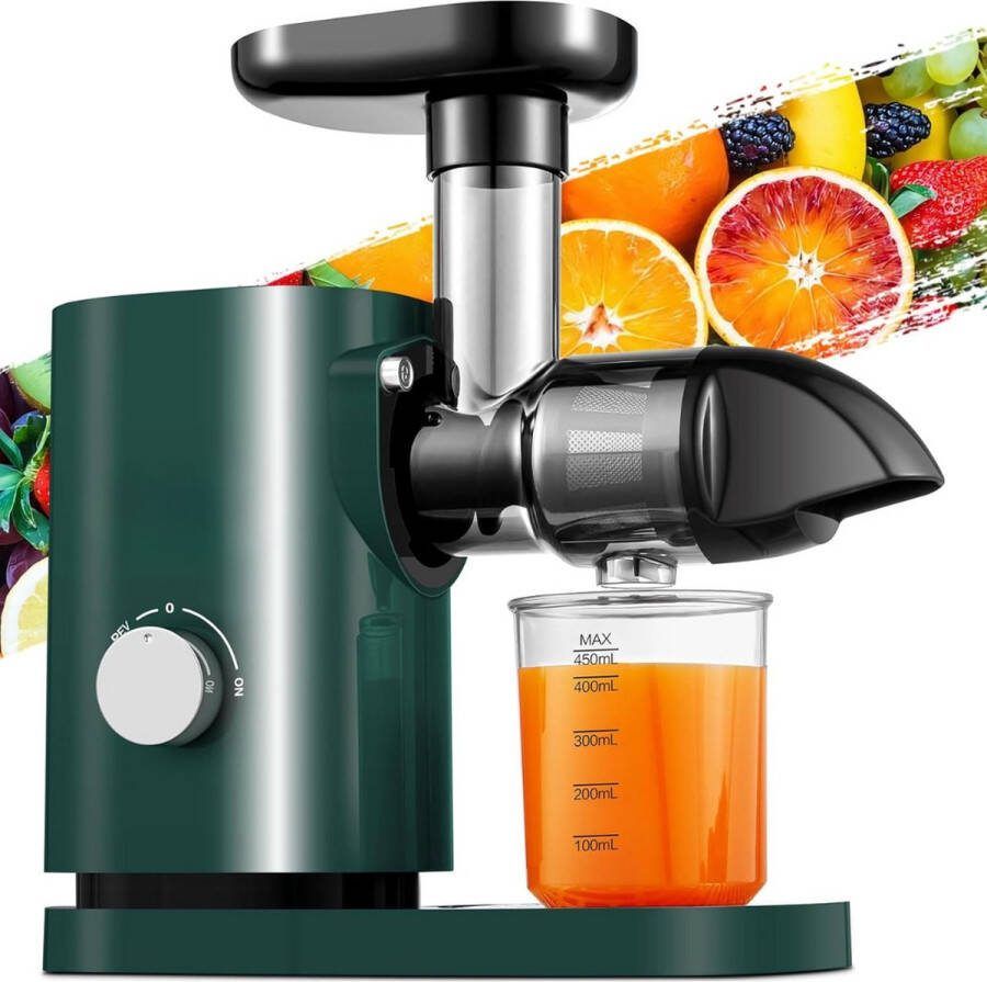 Slowjuicer Sapcentrifuge Groenten en Fruitpers Anti Drup Juicer