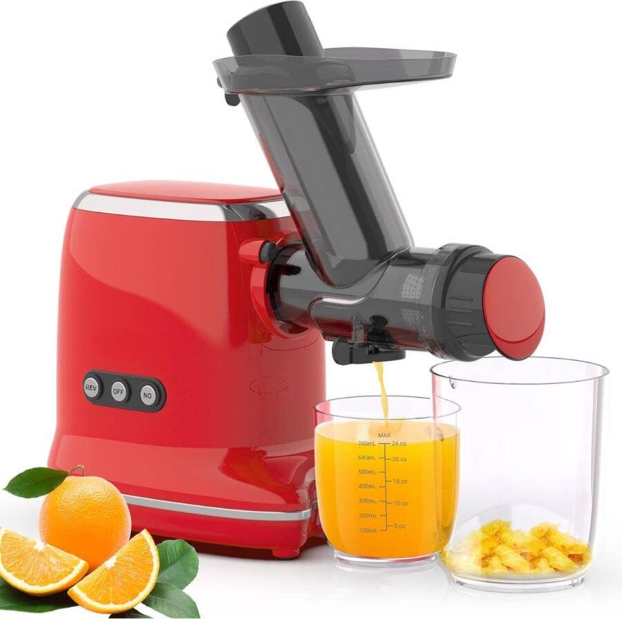 Slowjuicer Sapcentrifuge Groenten en Fruitpers Anti Drup Juicer