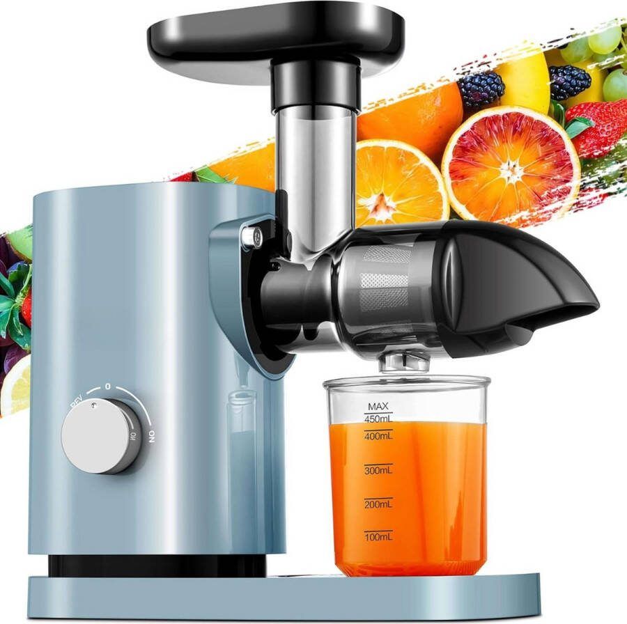 Slowjuicer Sapcentrifuge Groenten en Fruitpers Anti Drup Juicer