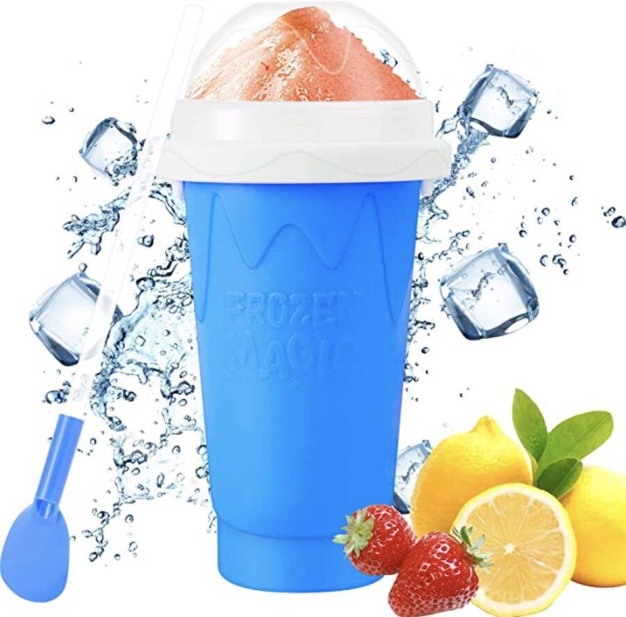CB-Goods Slush Puppy Maker ijscrusher Slush Puppy Beker Slush Puppy Maker Slush Maker Slushy Cup Tiktok Blauw