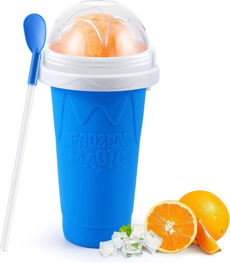 Slushy Maker Slush Puppy Maker IJscrusher Slush Puppy Beker Slushy Puppy Maker Slush Puppy Machine Slush Maker Slushy Cup Tiktok Blauw