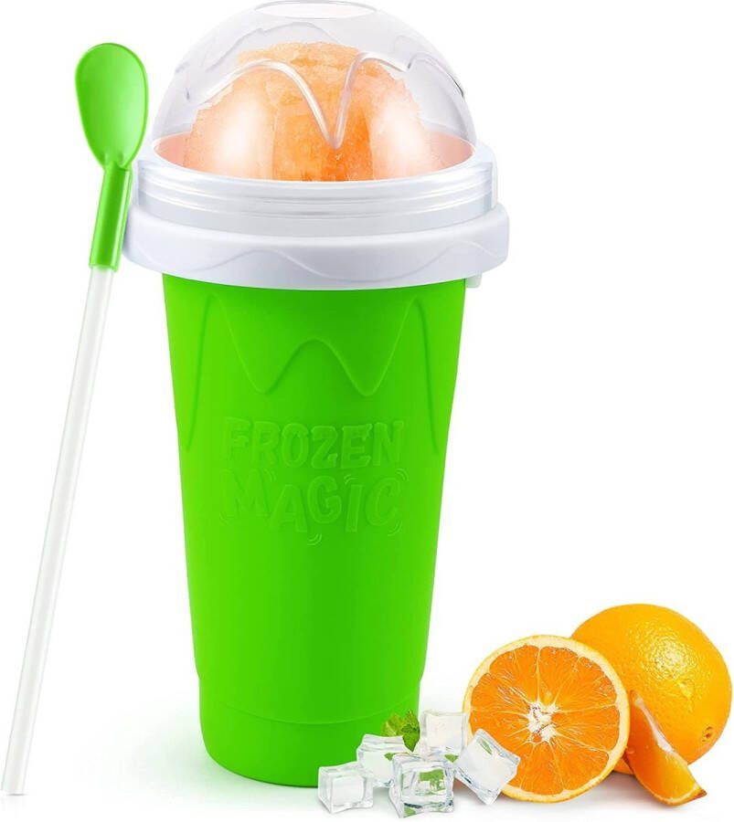 Slushy Maker Slush Puppy Maker IJscrusher Slush Puppy Beker Slushy Puppy Maker Slush Puppy Machine Slush Maker Slushy Cup Tiktok Groen