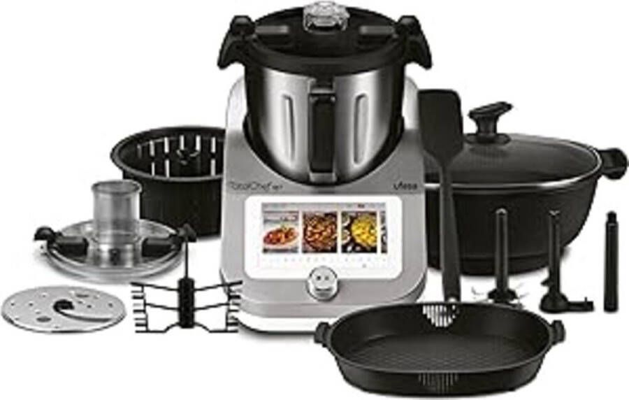 Smart Keukenmachine Keukenrobot Foodprocessor 30 Kookfuncties WiFi Touchscreen Display 4.5L Mengkom Geïntegreerde Weegschaal Multifunctioneel