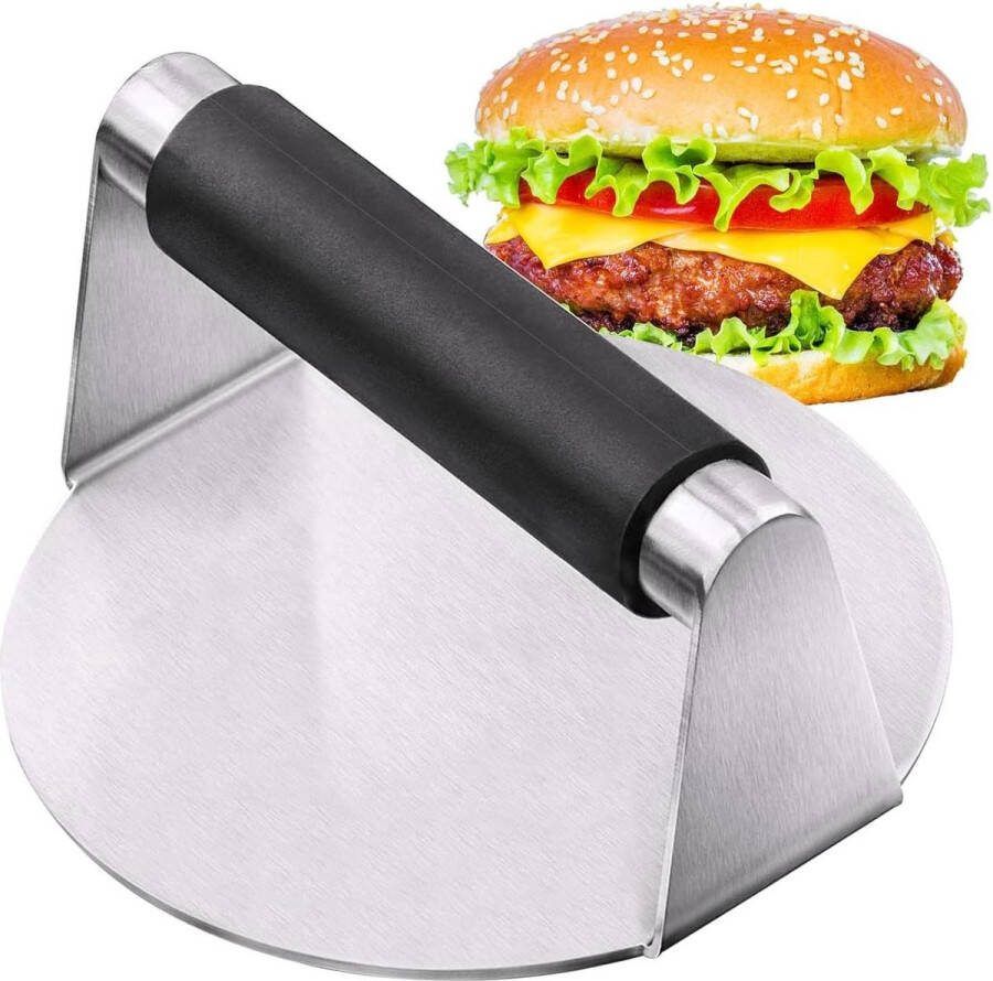 Smash hamburgerpers 14 cm Professionele hamburgerpers van roestvrij staal Koekjespers voor hamburgers steaks broodjes BBQ-accessoire smash burger