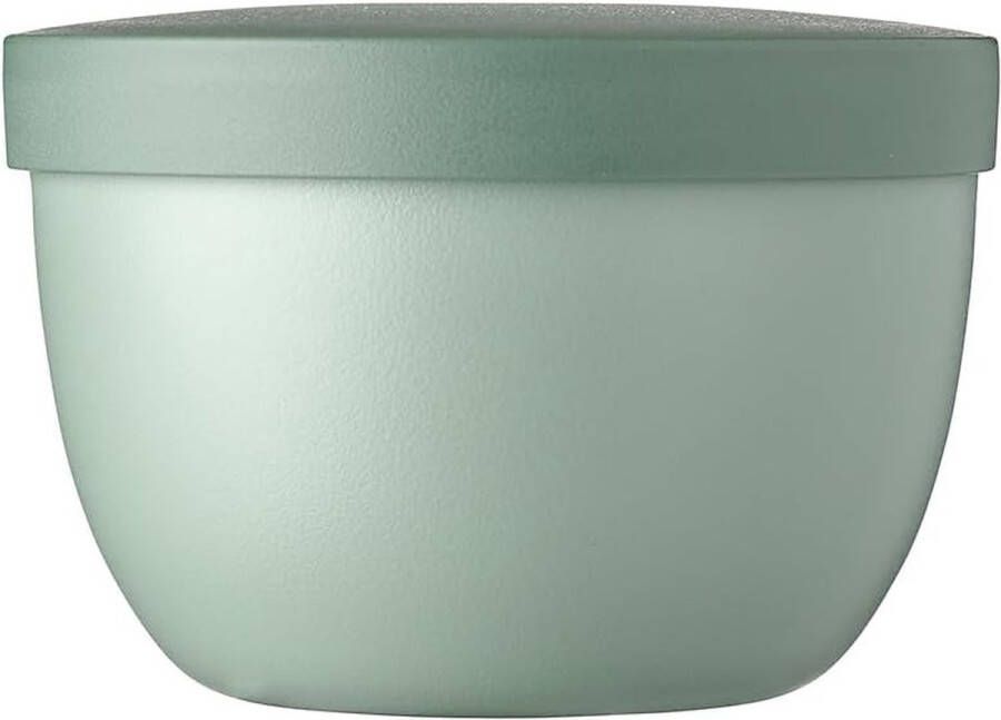 Snackbox Ellipse voedselcontainer voor het bewaren en vervoeren van snacks geschikt voor vriezer magnetron en vaatwasser 350 ml Nordic Sage