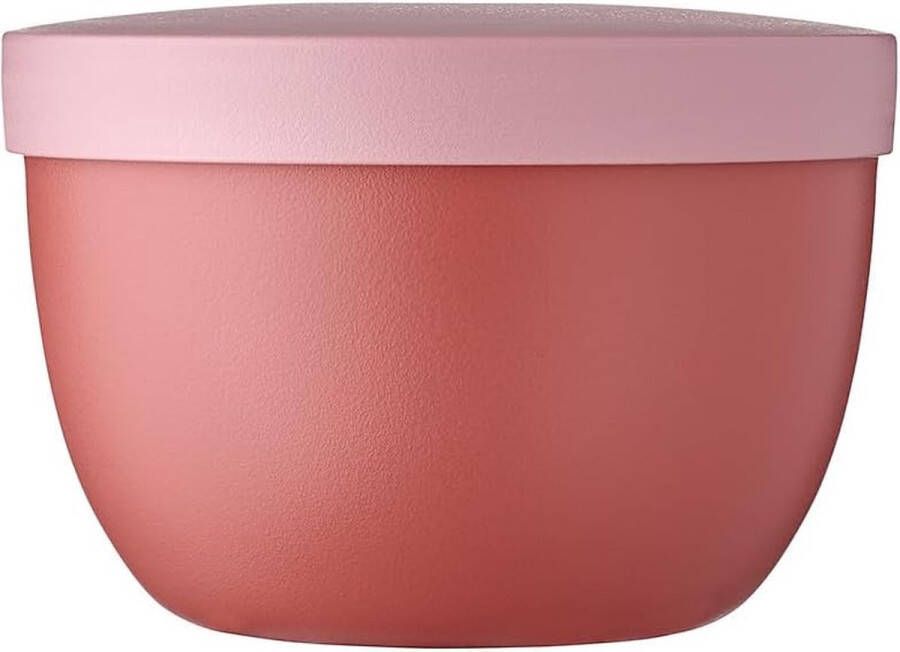 Snackpot Ellipse Praktische container voor het bewaren en vervoeren van levensmiddelen geschikt voor diepvriezer Vaatwasmachinebestendig 350 ml Vivid Mauve