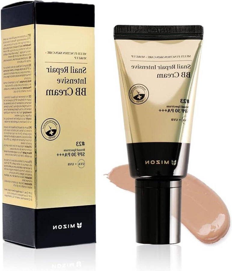 SNAIL REPAIR INTENSIVE BB CREAM ZAND BEIGE Anti-aging gezichtsverzorging Hoge dekking Verheldert Slakkenslijmextract