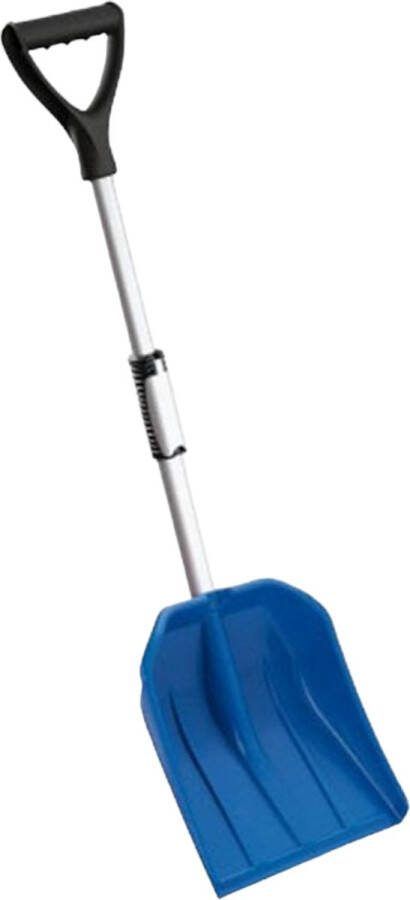 Sneeuwschep – uitschuifbaar – 30 cm breed – wintergereedschap – blauw – sneeuwruimen sneeuwveger