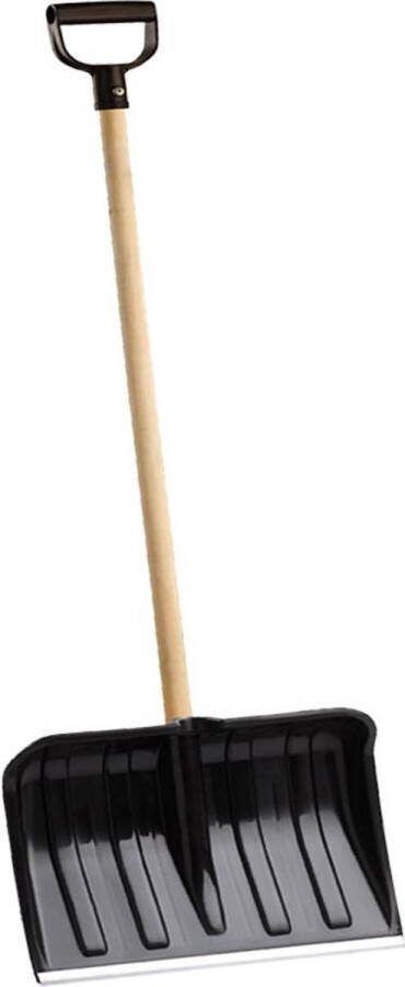 Express Sneeuwschuiver 40 cm kunststof met houten steel