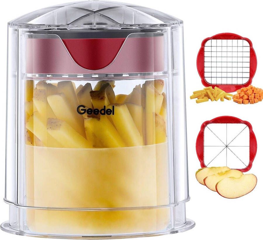 Snel snijdende aardappelsnijder fruitsnijder wedger gemakkelijk te reinigen appelsnijder voor groenten en fruit