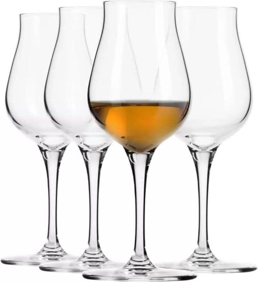 Snifter Bril Rum Whisky Brandewijn Cognac Set van 4 110 ML Avant-Garde Collectie Water Cocktail Set Perfect voor Thuis Restaurants en Keuken Vaatwasmachinebestendig