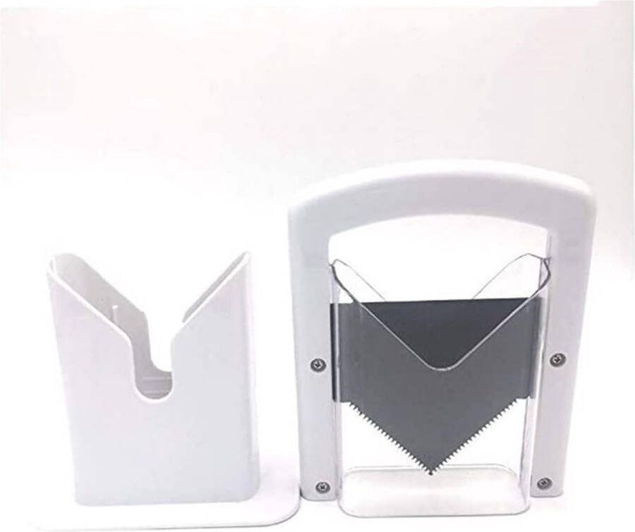 Snijmachine Universeel Voor Brood Bagel Muffin etc. Veilig Wit