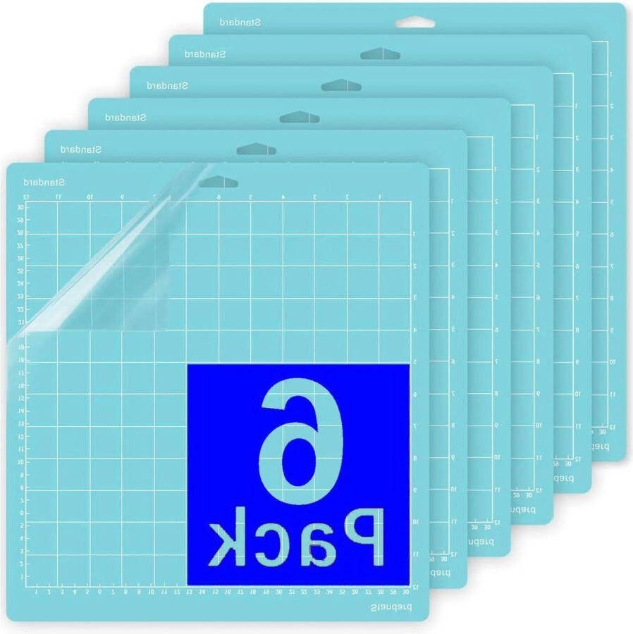 Snijmat 30 x 30 cm 6 stuks Blauw Knutselprojecten