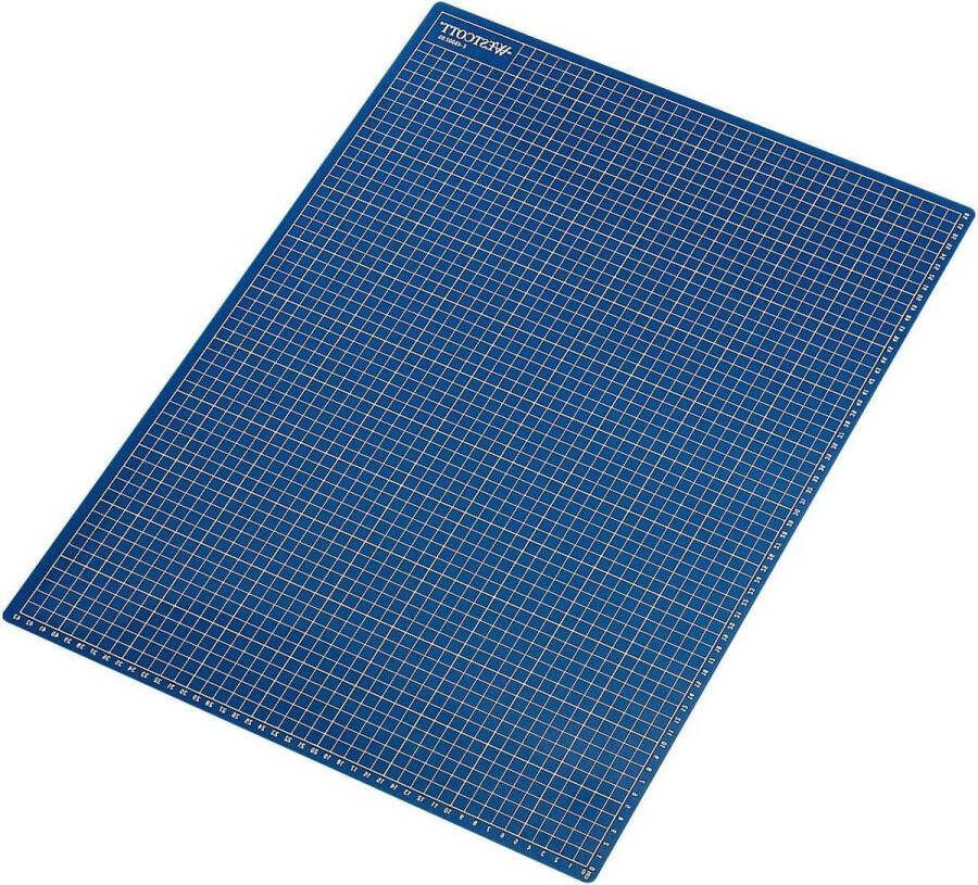 Snijmat DIN A2 blauw E-46002 00 snijmat en andere formaten