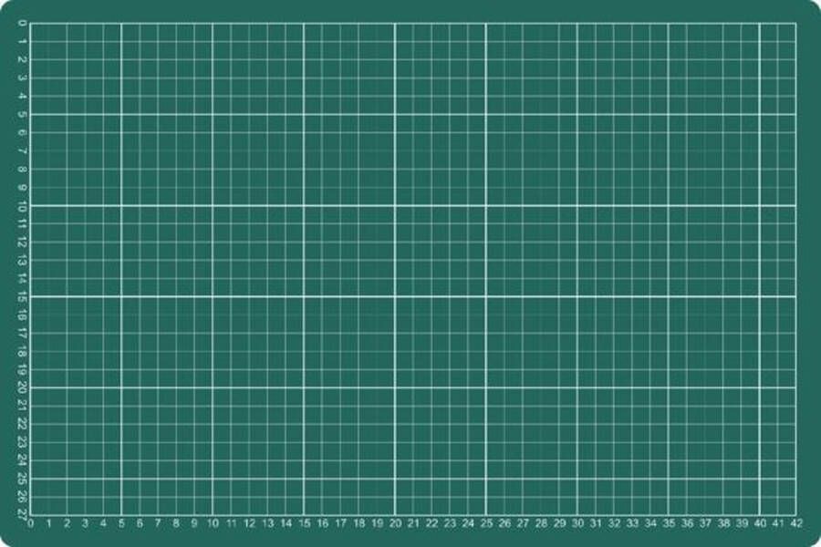 Snijmat Rillstab A3 450X300mm Uniek zelf-herstellend materiaal Groen 3-laags