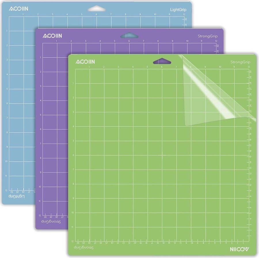 Snijmat voor Cricut Explore One Air Air 2 Maker 3 packs vervangende accessoires voor Cricut (veelkleurig voor Cricut variëteit)