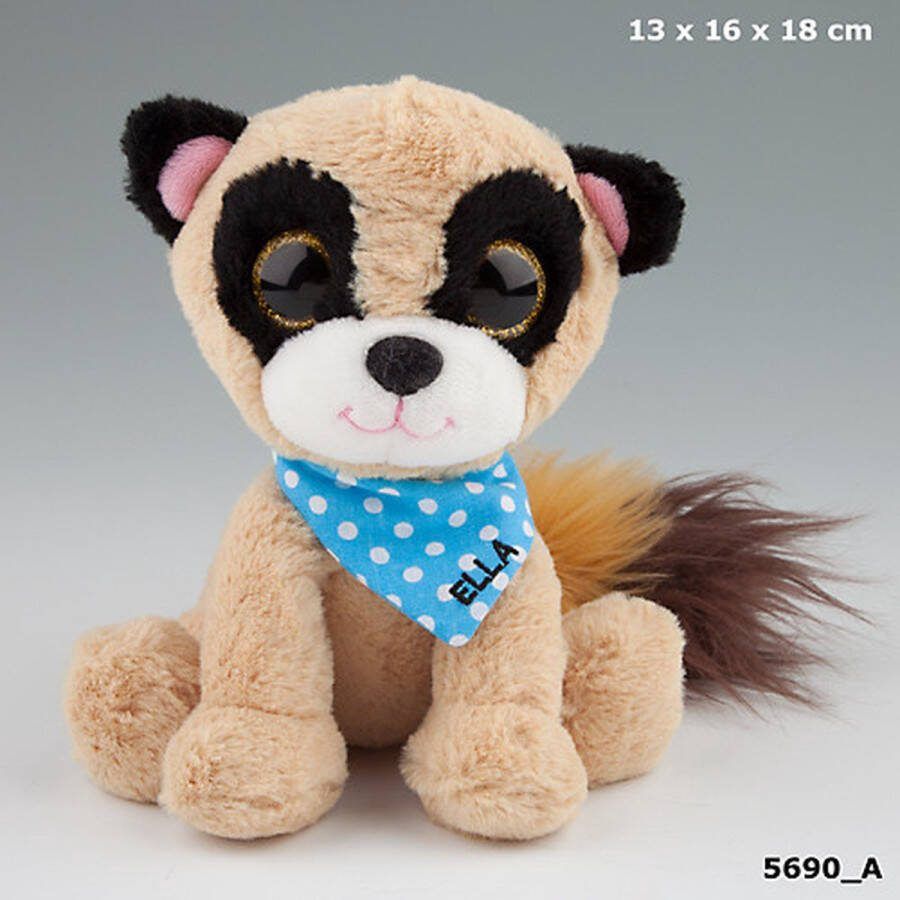 Snukis By Depesche Ella het Stokstaartje Pluche Dier 18 cm