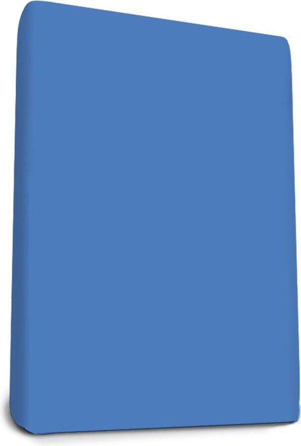 Adore Slaapcomfort Adore Hoeslaken Badstof Stretch de luxe Royal Blue 160 x 200 220 cm