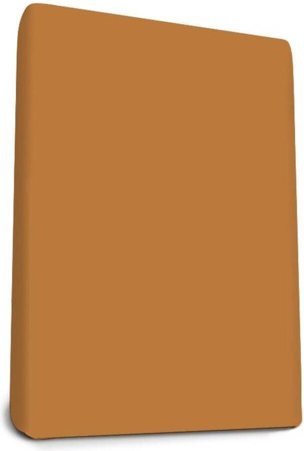 Adore Slaapcomfort Adore Hoeslaken MAUI Satijn de luxe Cognac 200 x 210 220 cm