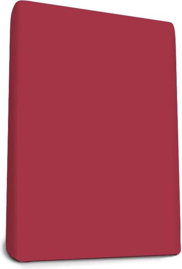 Adore Slaapcomfort Adore Hoeslaken Percaline Topper katoen Warm Rood 140 x 200 cm