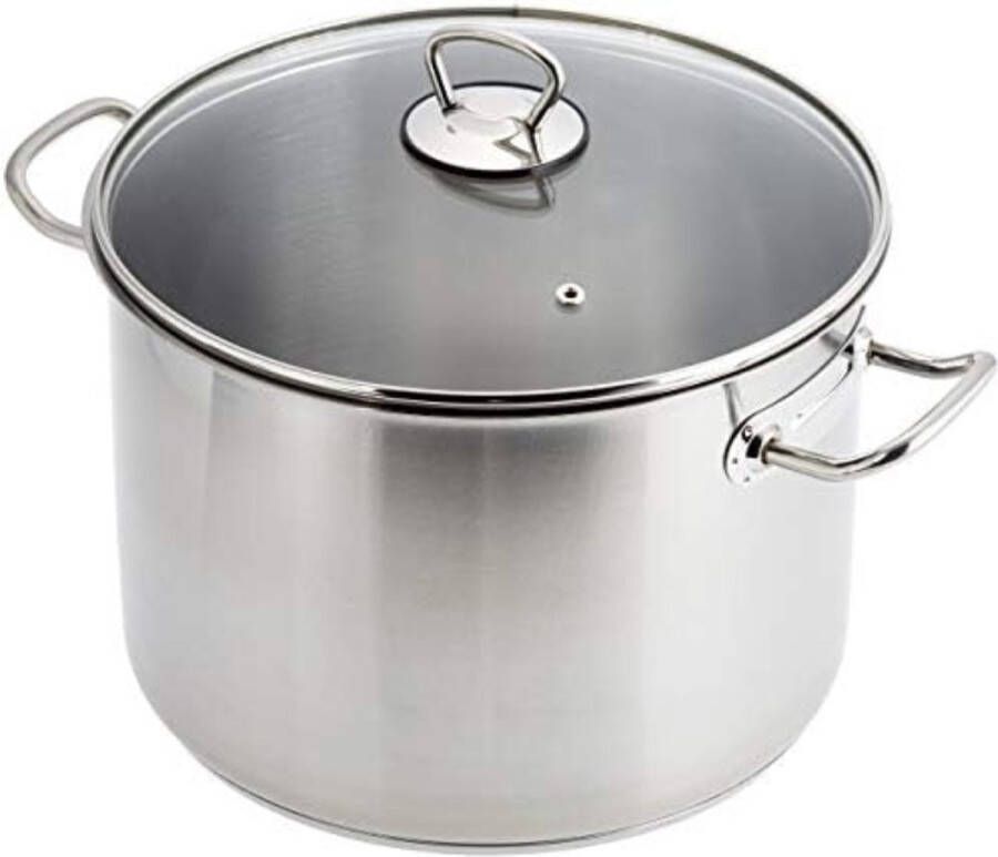 Soeppan 10 Liter Soeppan Inductie Soeppan 10 liter voor Inductie Soep Pan Soeppannen 26D x 30B x 18H cm Roestvrij staal