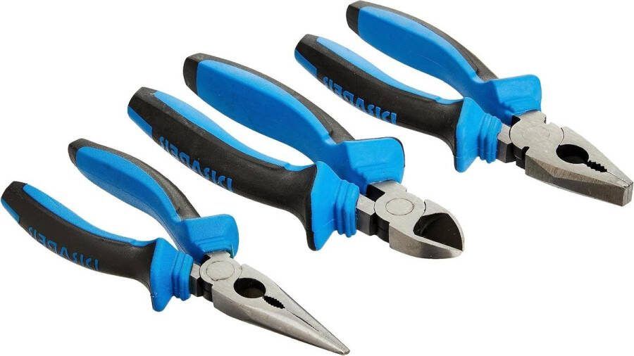 Softgrip-handgrepen Set van 3 tangen met ergonomisch design
