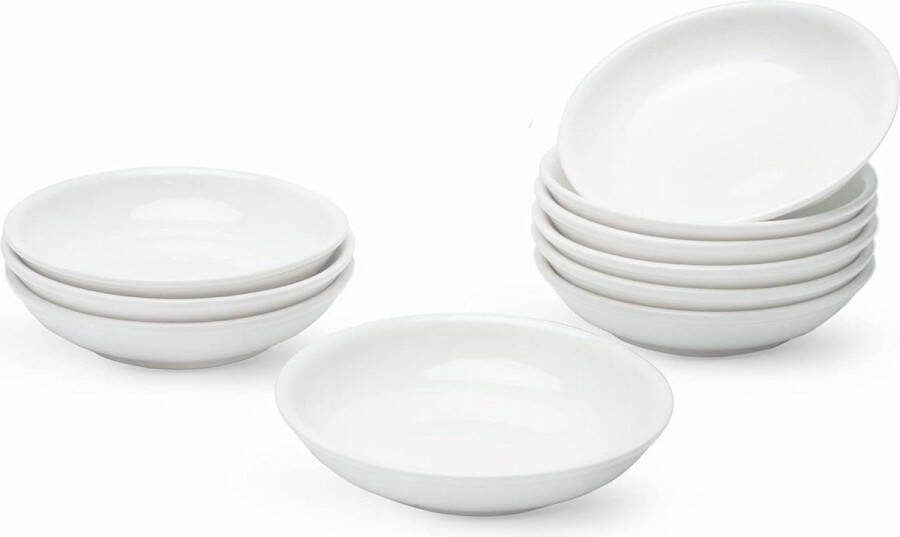 Sojasaus schotel 3 oz keramische dompelkommen 10 stuks 10 cm bulk dipsaus kommen mini voorgerecht borden kruiden specerij sushi ketchup BBQ brede ondiepe kattenkom