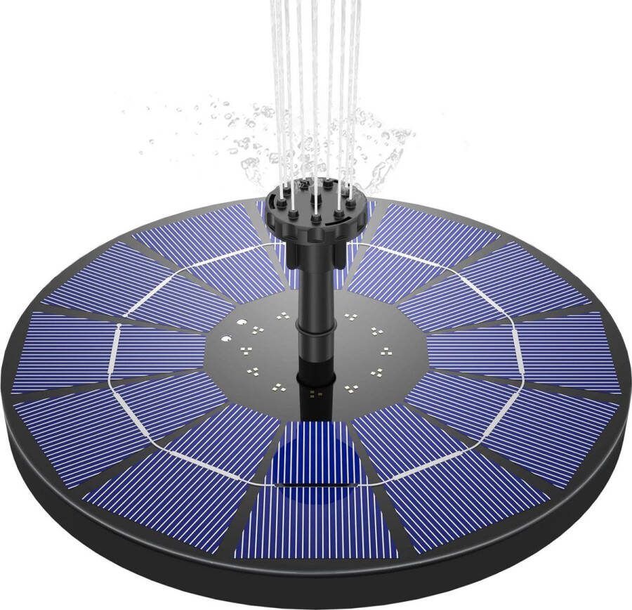Solar fontein op zonne energie Tuinfontein Tuin decoratie Must have voor in uw tuin!